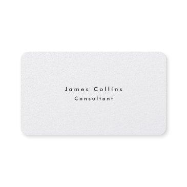 rounded trendy simple plain minimalist modern business invitations