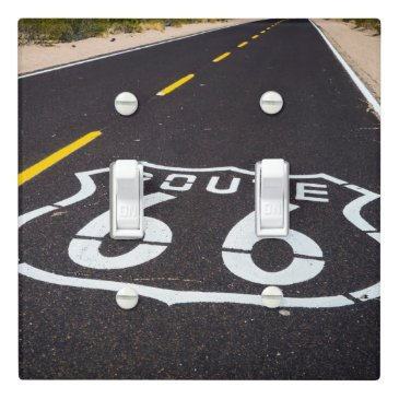 route 66 highway marker, arizona light switch cover