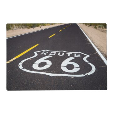 route 66 highway marker, arizona placemat