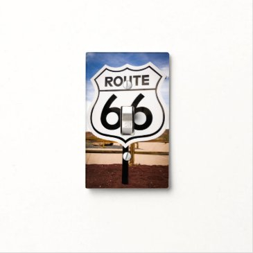 route 66 road sign, arizona light switch cover
