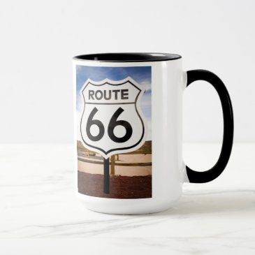 route 66 road sign, arizona mug