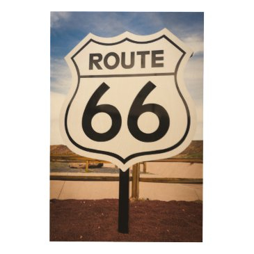 route 66 road sign, arizona wood wall decor