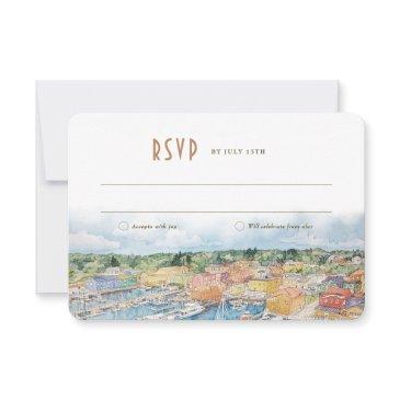rsvp newport harbor wedding insert destination invitation