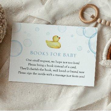 rubber duck books for baby insert card