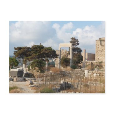 ruins of byblos postinvitations