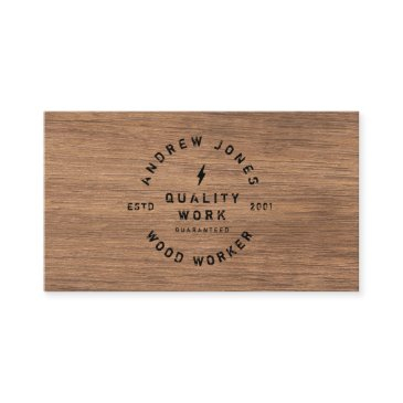 rustic vintage typography dark wood modern minimal business invitations