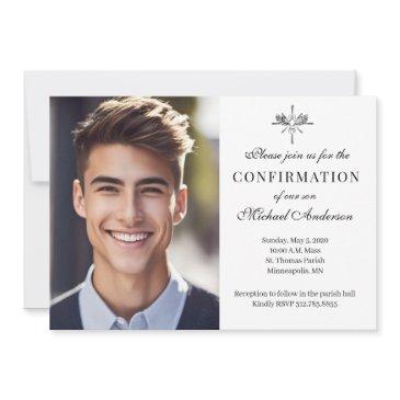 sacrament confirmation photo religious invitation