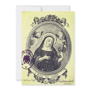 saint rita of cascia invitation