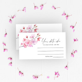 Small Sakura - Date Night Ideas \ Date Jar Enclosure Invitations Front View