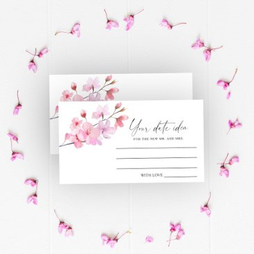 sakura - date night ideas \ date jar enclosure invitations