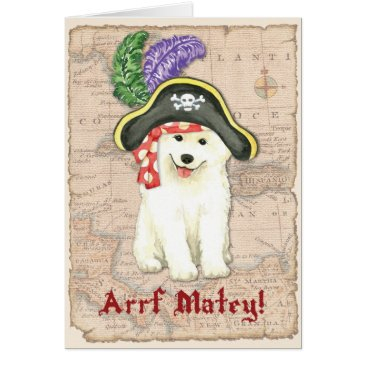 samoyed pirate invitations