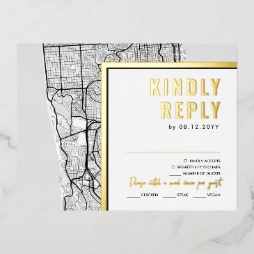 san francisco love locator | rsvp reply foil invitation postinvitations