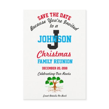 save the date invitation combo - family reunion