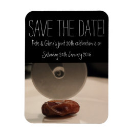 Small Save The Date Magnet Front View