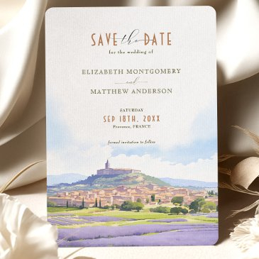 save the date provence france destination invitation