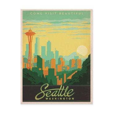 save the date | seattle, wa announcement postinvitations