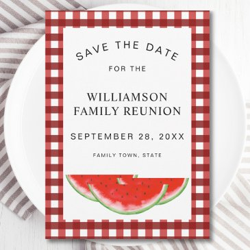 save the date watermelon family reunion