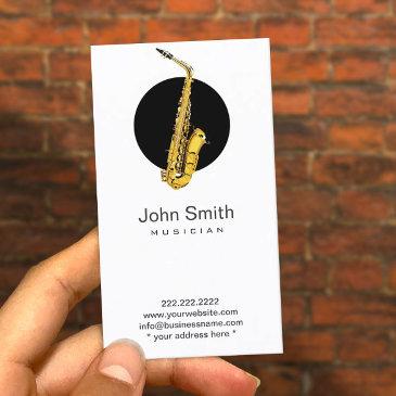 saxophone musician musical business invitations