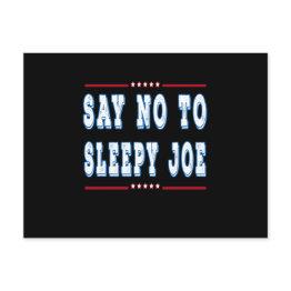 Small Say No To Sleepy Joe Postinvitations Front View