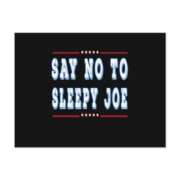 say no to sleepy joe postinvitations
