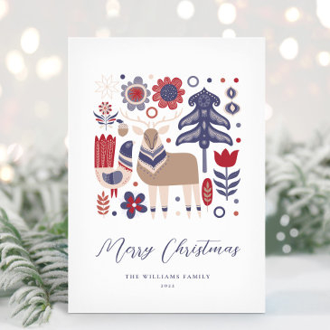 scandinavian scandi christmas holiday invitations