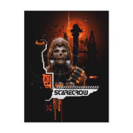 Small Scarecrow Orange Graphic Postinvitations Front View