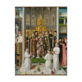 Small Scenes From Life Of Saint Augustine Postinvitations Front View