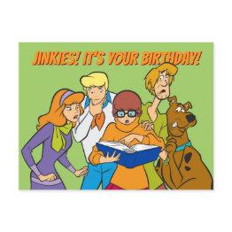 Small Scooby-doo And The Gang Investigate Book Postinvitations Front View