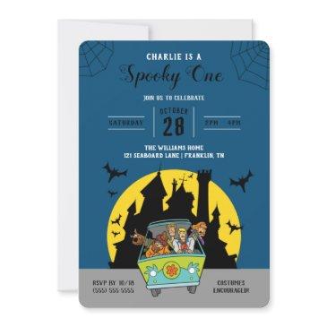 scooby-doo | spooky one halloween birthday invitation