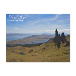 Small Scotland - Old Man Of Storr Postinvitations Front View