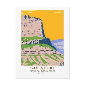scotts bluff national monument nebraska vintage postinvitations