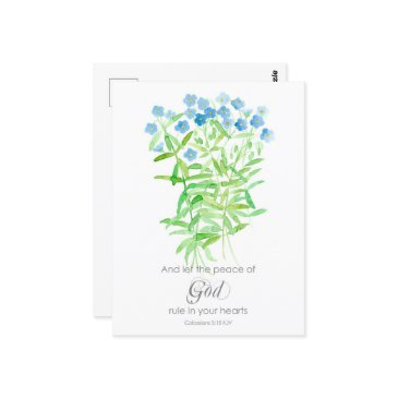 scripture colossians prayer invitations blue wildflowers