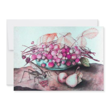 season's fruits / strawberries and pears announcement