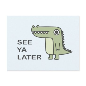see ya later alligator postinvitations