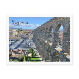 Small Segovia, Spain Postinvitations Front View