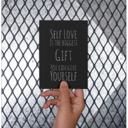 Small Self Love Positive Affirmation Postinvitations Front View