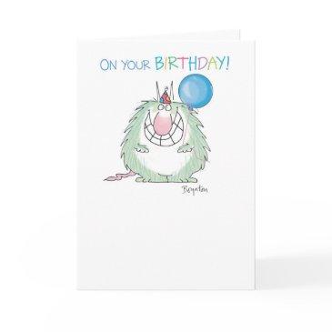 send the furry beast birthday invitations