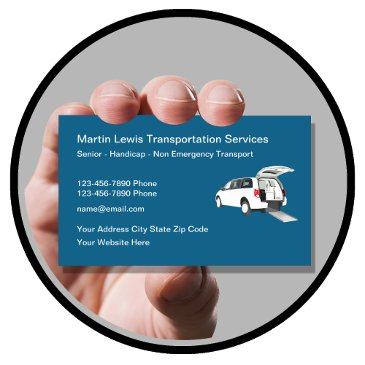 senior handicap non emergency transport business invitations
