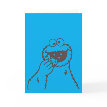 sesame street | cookie monster bright invitations