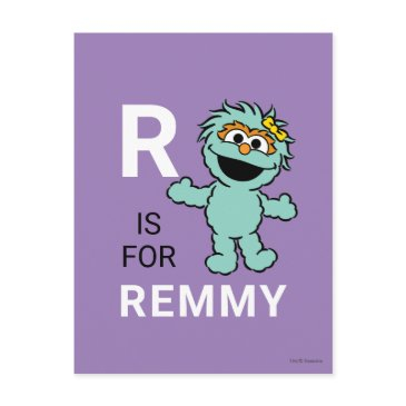 sesame street | r is for rosita | add your name postinvitations