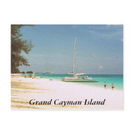 Small Seven Mile Beach, Grand Cayman Island Postinvitations Front View