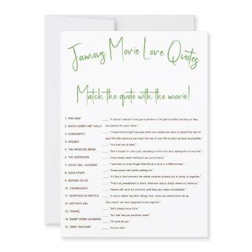 she's off the market bridal shower game invitation