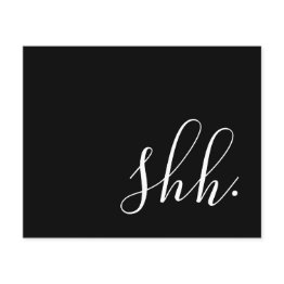 Small Shh. It's A Surprise Party Front View