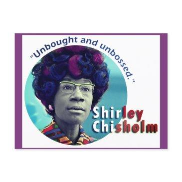 shirley chisholm "unbossed" postinvitations