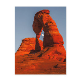 Small Shoot The Moon Postinvitations Front View