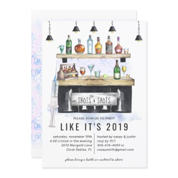 shots & shots | we've been vaccinated party invitation