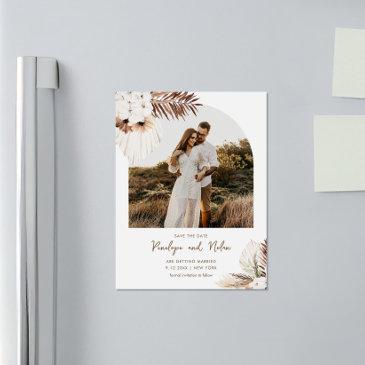sierra bohemian arch photo save the date magnet