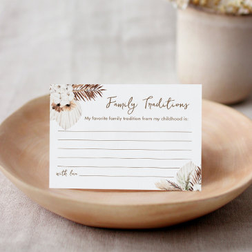 sierra boho family traditions baby shower invitations