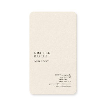 signature cream modern professional exclusive business invitations