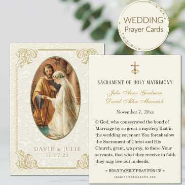 simple elegant catholic wedding holy invitations